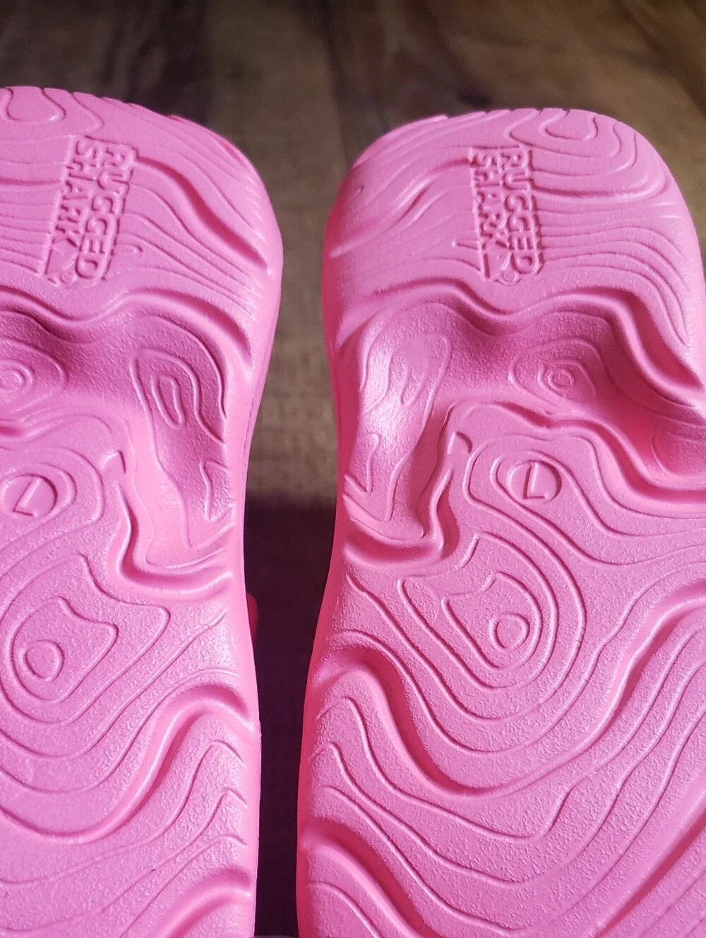 Toddler Girls Sz 7  Pink Mary Jane Clog Shoes with Cute Charms